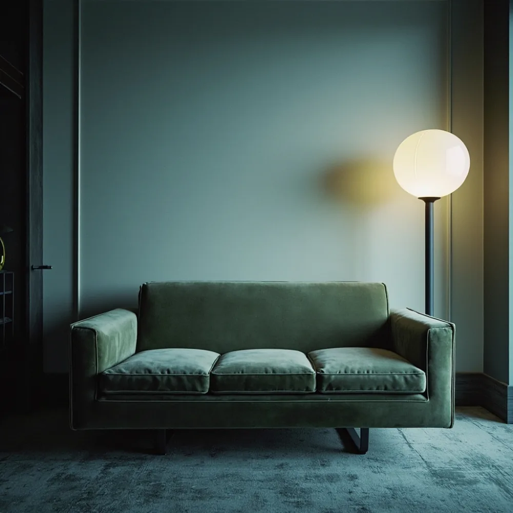 인천 연수 오피스텔에 어울리는 포스트모던 럭셔리 벨벳 3인 sofa 이미지