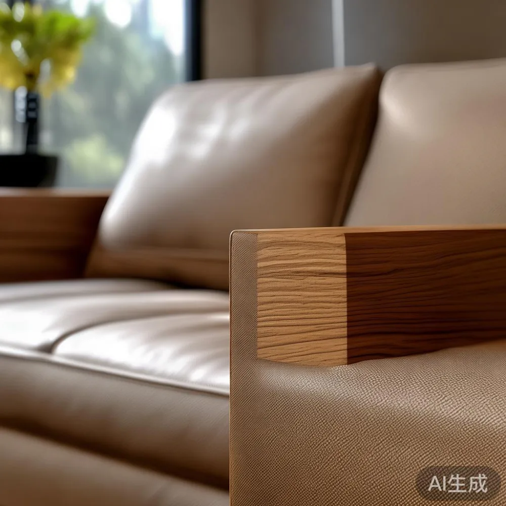 소파 kr 배송과 조립, 한국 아파트에서 미리 알아야 할 현실적인 모든 것 — close-up of the grain and joinery detail, shallo